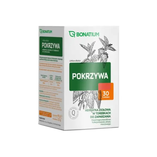 BONATIUM Pokrzywa herbatka ziołowa, 30 saszetek