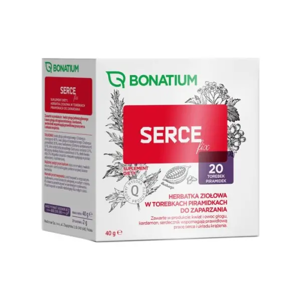 Bonatium Serce fix herbatka ziołowa 20 torebek