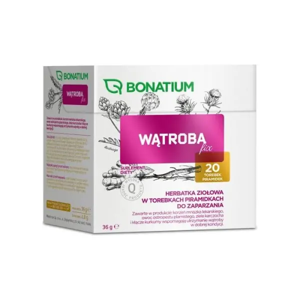 Bonatium Wątroba fix herbatka ziołowa 20 torebek