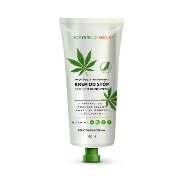 BOTANIC HELP Krem do stóp i pękających pięt, 100ml