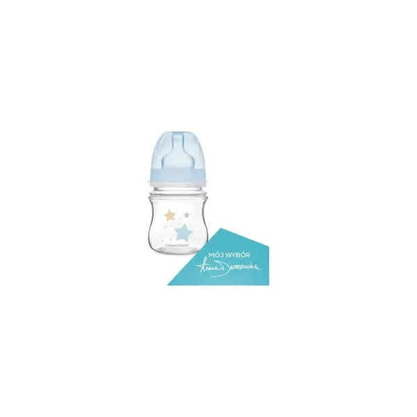 Butelka antykolkowa 120ml EasyStart Newborn baby 0m+ niebieskie gwiazdki 35/216_blue