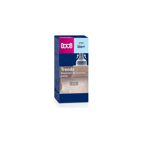 Butelka LOVI Trends 120 ml 0m+ Pink 21/565