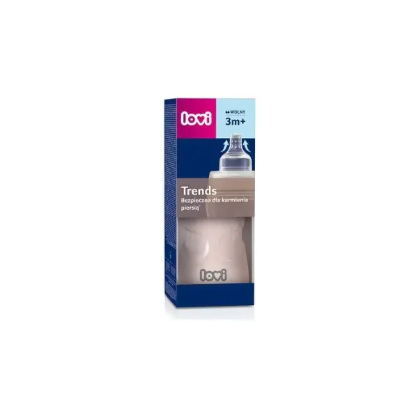 Butelka LOVI Trends 250 ml 3m+ Pink 21/563