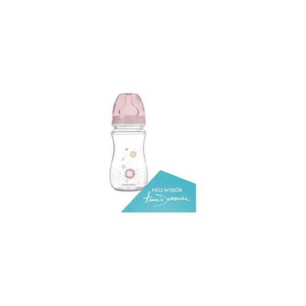 Butelka szeroka antykolkowa 240ml CANPOL babies EasyStart NEWBORN BABY 3m+ 35/217_pin