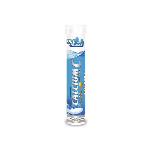 Calcium + Vitaminum C Optimusss tabletki musujące
