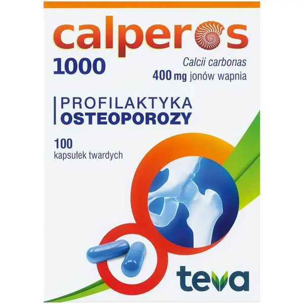 CALPEROS 1000, osteoporoza, 100 kapsułek