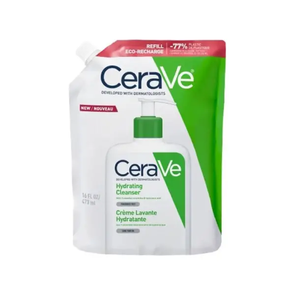 CERAVE Emulsja do mycia twarzy i ciała nawilżająca refill, 473 ml