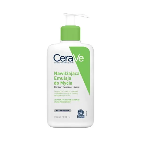 CERAVE Nawilżająca emulsja do mycia, 236 ml
