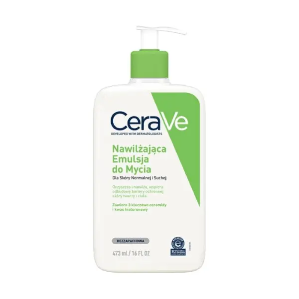 CERAVE Nawilżająca emulsja do mycia, 473 ml