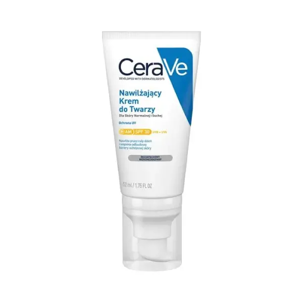 CERAVE Nawilżający Krem do twarzy SPF 30, 52 ml