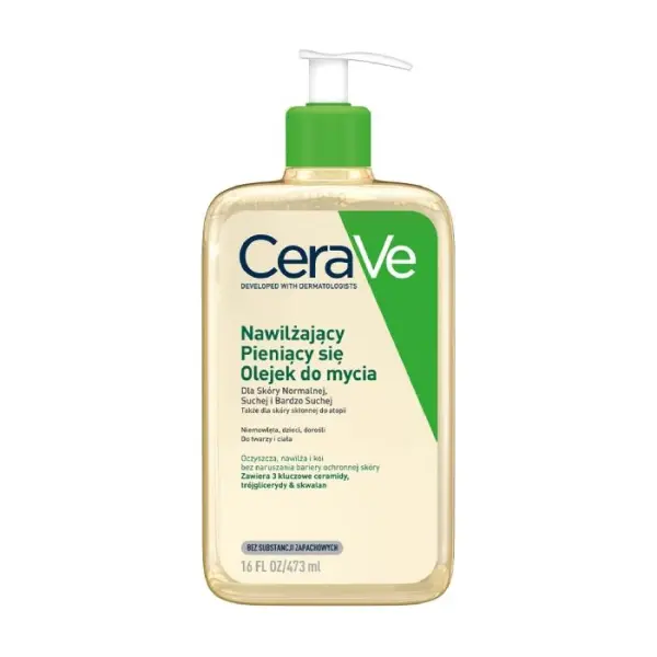 CERAVE Nawilżający olejek do mycia, 473 ml