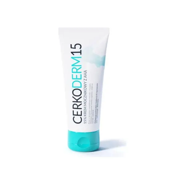 CERKODERM Krem mocznikowy z AHA 15%, 75 ml