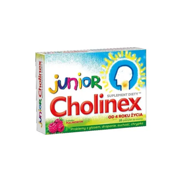 Cholinex Junior 16 pastylek do ssania