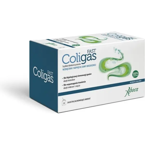 Coligas Fast Herbata ziołowa 20 saszetek