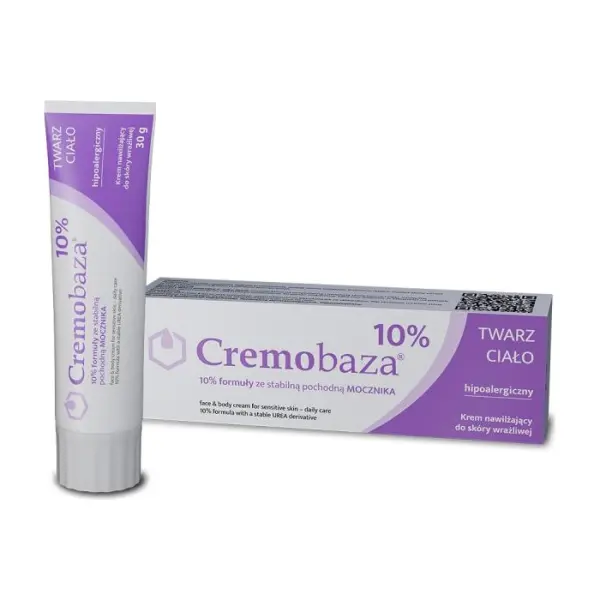 CREMOBAZA 10% krem półtłusty z mocznikiem, 30g