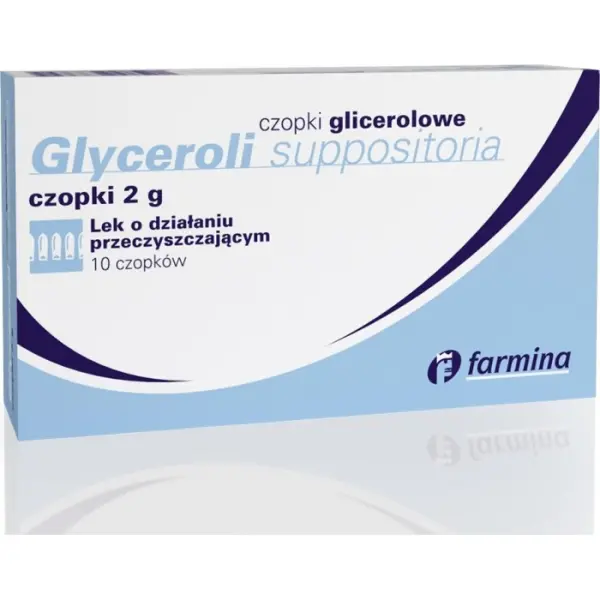Czopki glicerolowe 2g 10 czopków doodbytniczych