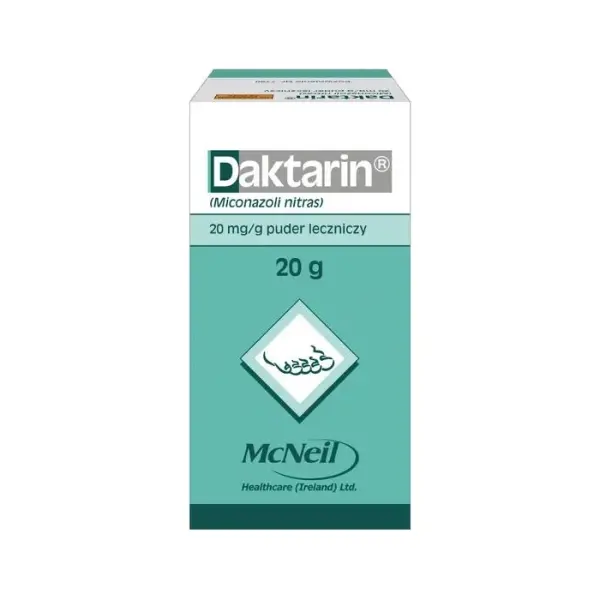 DAKTARIN puder leczniczy 20 mg/g, 20 g
