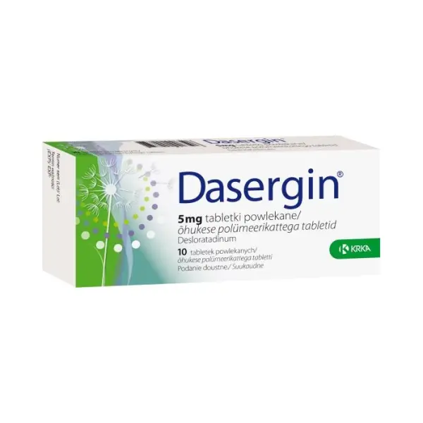 DASERGIN 5 mg, 10 tabletek