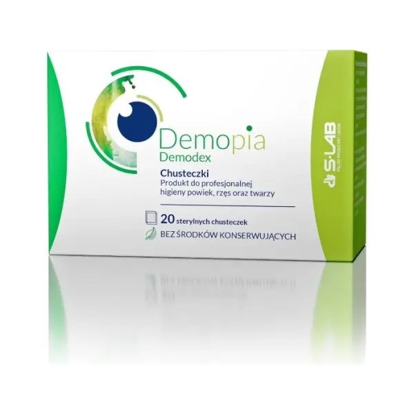 DEMOPIA Demodex chusteczki sterylne, 20 sztuk