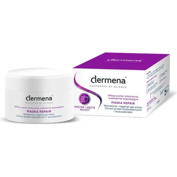 DERMENA REPAIR Maska włosy suche i zniszczone 200 ml
