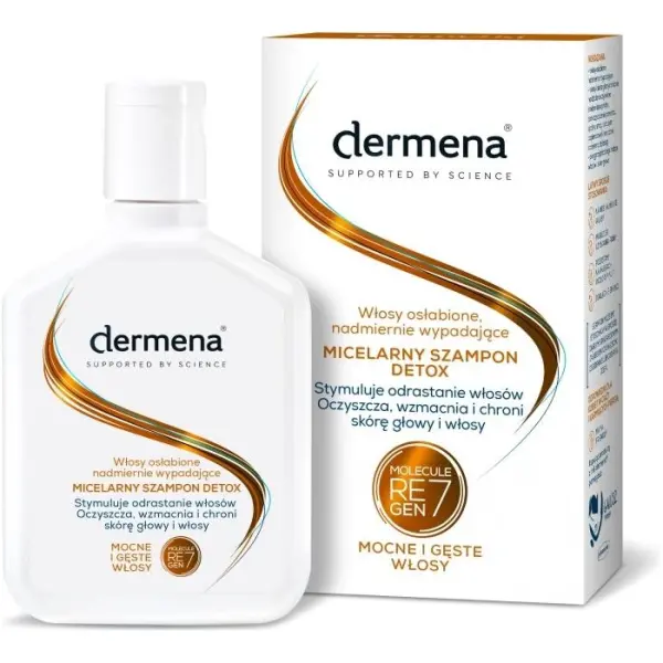 DERMENA Szampon micelarny Detox włosy osłabione, nadmiernie wypadające 200 ml