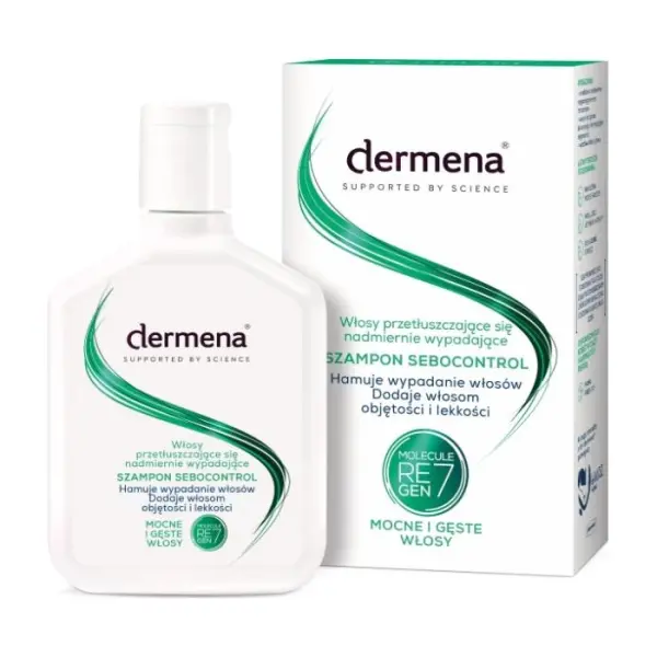 DERMENA Szampon Sebocontrol włosy przetłuszczające 200ml