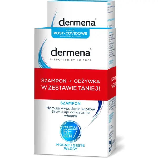 Dermena Zestaw szampon, 200 ml + odżywka, 200 ml
