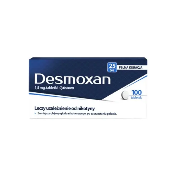 DESMOXAN 1,5 mg, rzucanie palenia, 100 tabletek