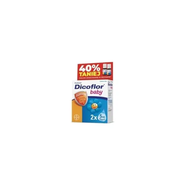 Dicoflor Baby krople 2 butelki po 5 ml