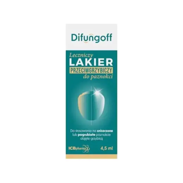 DIFUNGOFF leczniczy lakier przeciwgrzybiczy do paznokci, 4,5 ml