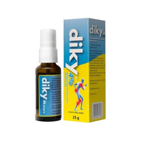 DIKY 4% płyn do stosowania na skórę 0,04g/g 30 ml