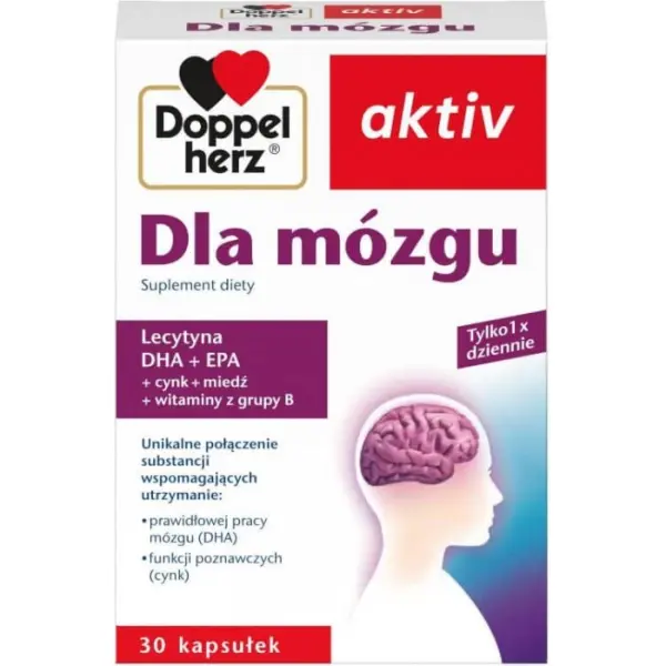 DOPPELHERZ AKTIV Dla mózgu, 30 kapsułek