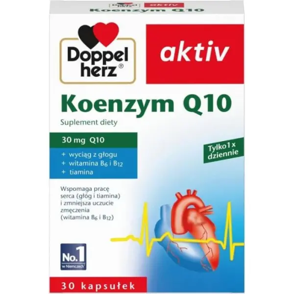 DOPPELHERZ AKTIV Koenzym Q10, 30 kapsułek