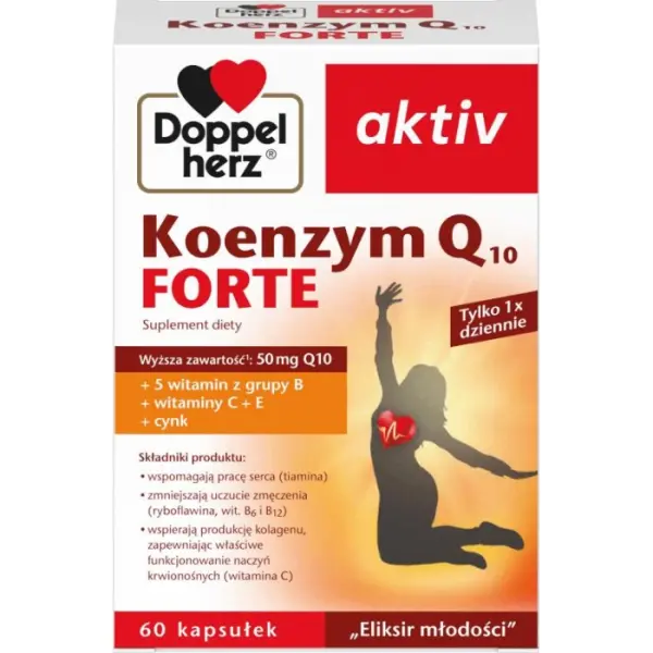 DOPPELHERZ AKTIV Koenzym Q10 Forte, 60 kapsułek