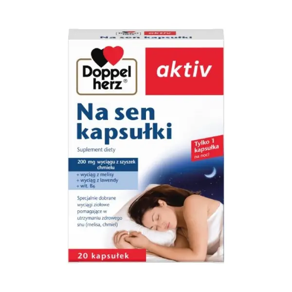 DOPPELHERZ AKTIV Na Sen, 20 kapsułek