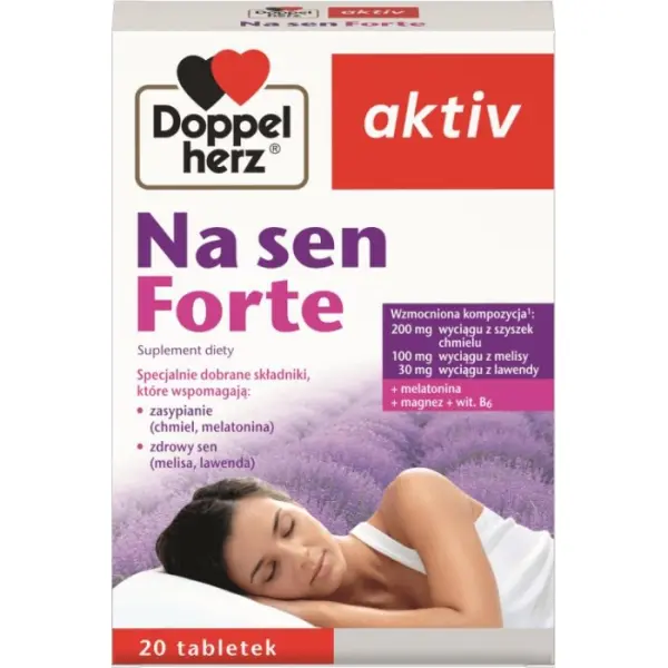 DOPPELHERZ AKTIV Na Sen Forte, 20 tabletek