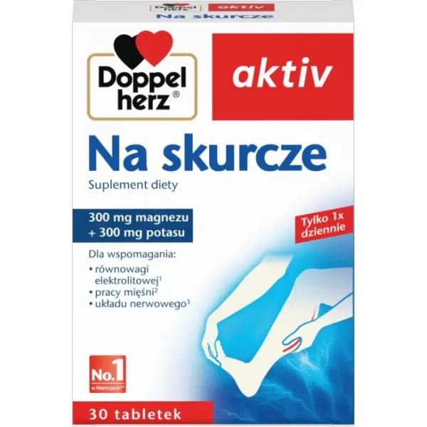 DOPPELHERZ AKTIV Na skurcze, 30 tabletek