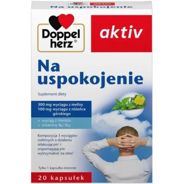 DOPPELHERZ AKTIV Na uspokojenie, 20 kapsułek