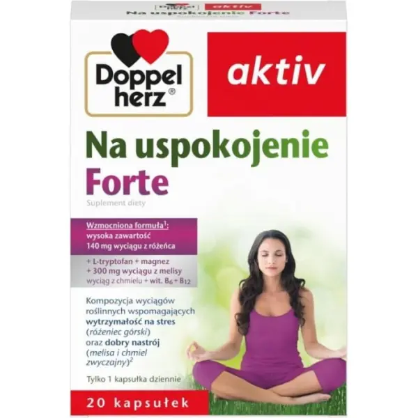 DOPPELHERZ AKTIV Na Uspokojenie Forte, 20 kapsułek
