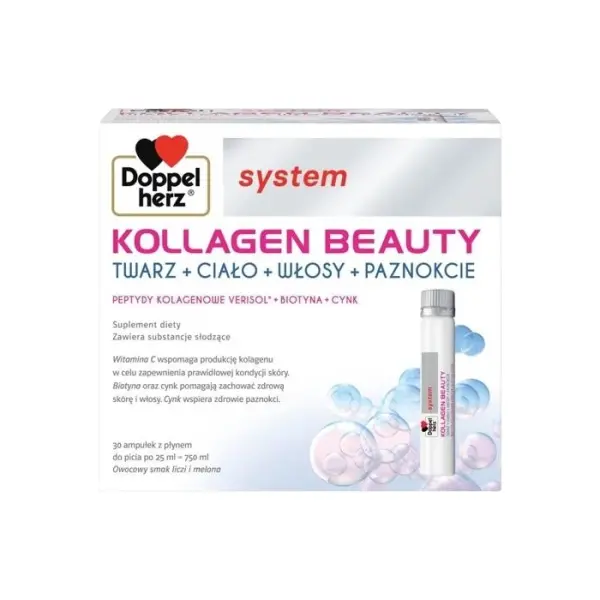 Doppelherz system KOLLAGEN BEAUTY płyn 30 ampułek