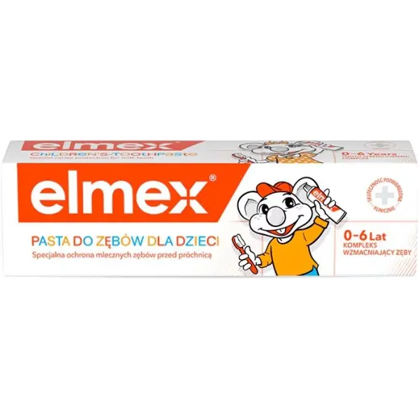 ELMEX Pasta do zębów dla dzieci 0-6 lat, 50 ml