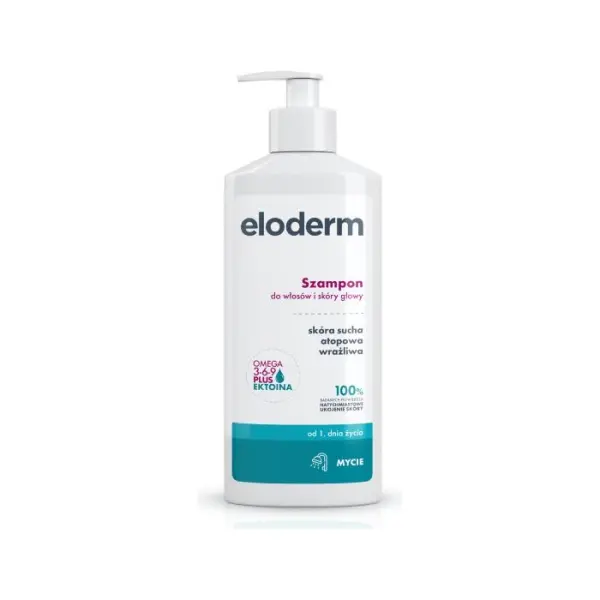 ELODERM Szampon do mycia włosów, 300 ml