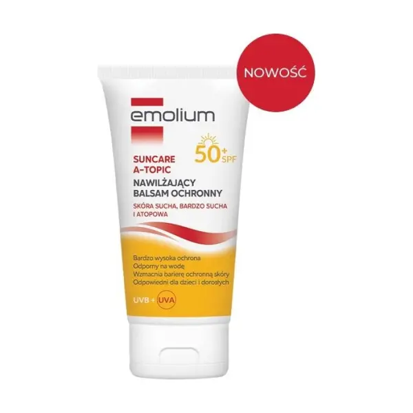 EMOLIUM A-TOPIC SUNCARE Balsam nawilżający SPF 50+ 150 ml