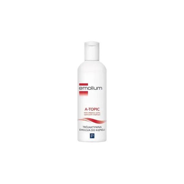 EMOLIUM A-TOPIC Trójaktywna Emulsja do kąpieli 200 ml