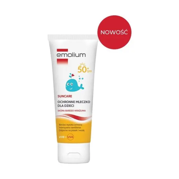 EMOLIUM SUNCARE Mleczko dla dzieci ochronne SPF 50+ 125 ml