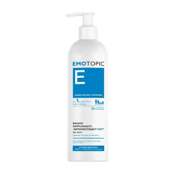 EMOTOPIC Med+ Balsam do ciała nawilżająco-natłuszczający, 400 ml