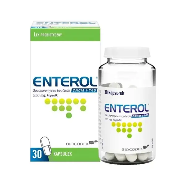 ENTEROL 250 mg, 30 kapsułek