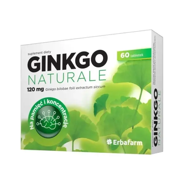 ERBAFARM Ginkgo Naturale, 60 tabletek