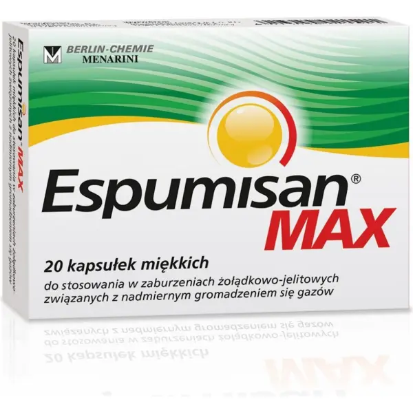Espumisan MAX 20 kapsułek
