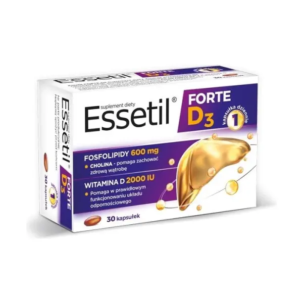 Essetil Forte D3 30 kapsułek